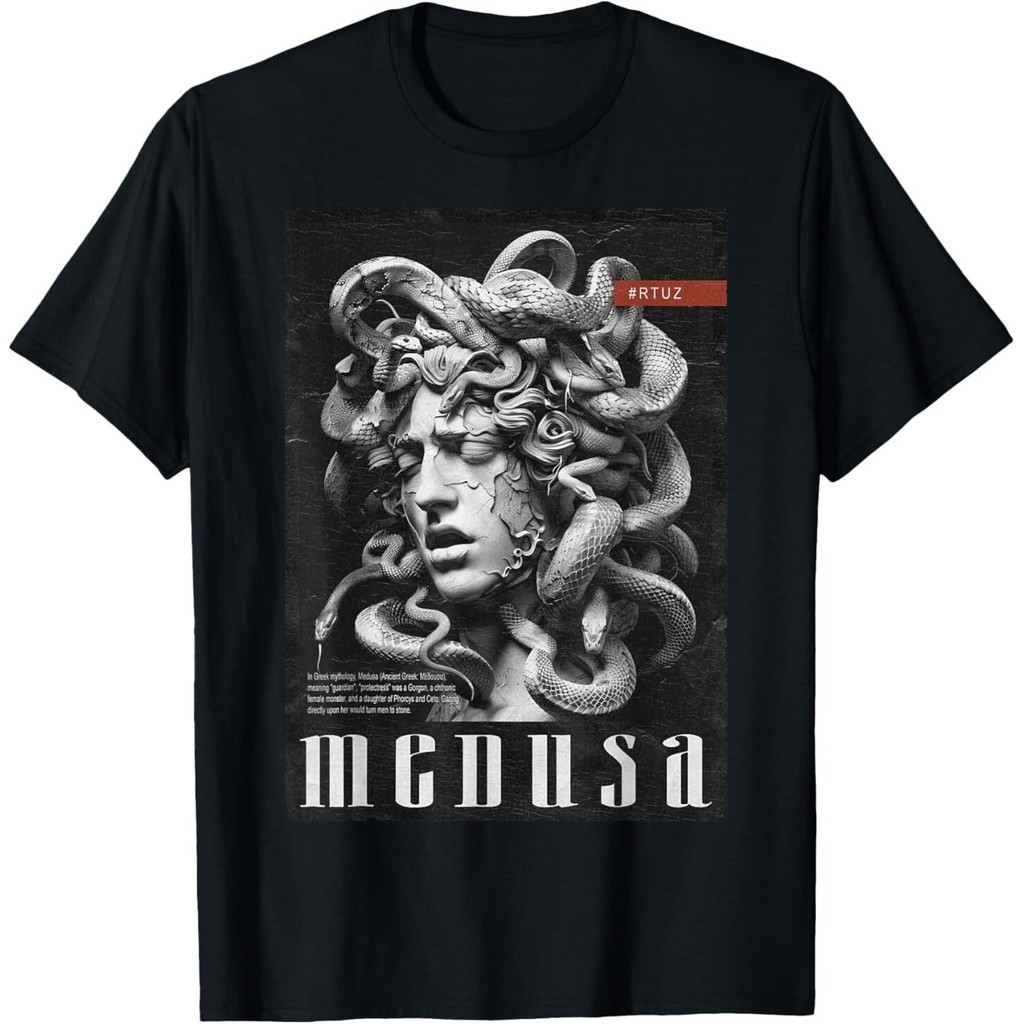 Gorgon Medusa Nữ thần Rắn Thần thoại Hy Lạp Áo thun Medusa