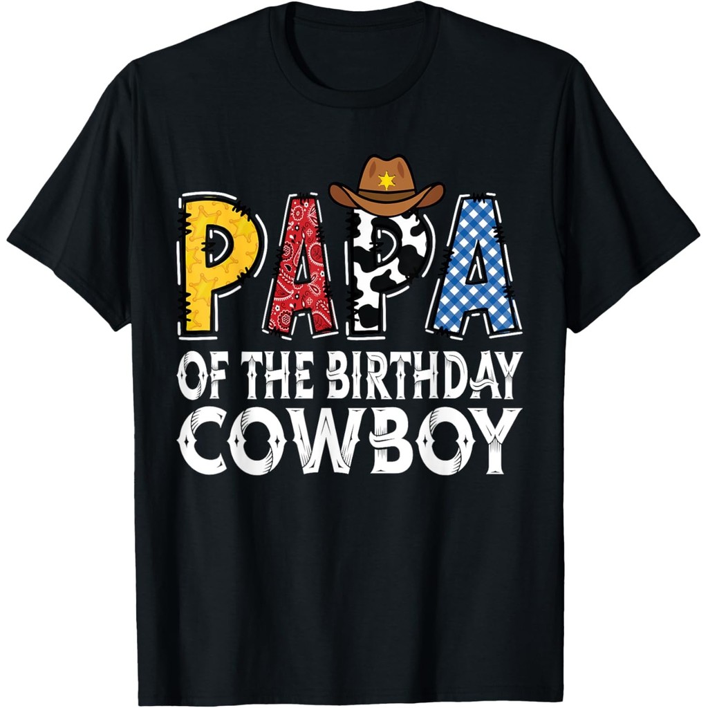 Áo thun sinh nhật Papa 1St Cowboy Western Papa