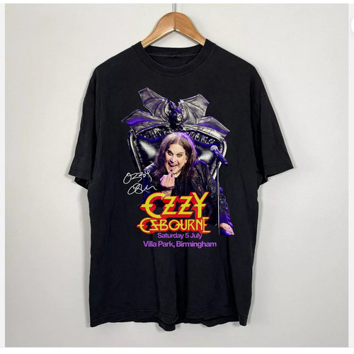 Bánh quế cho bạn bè Ozzy Osbourne Back To The Beginning Villa Park 5 tháng 7 Áo xs-3xl