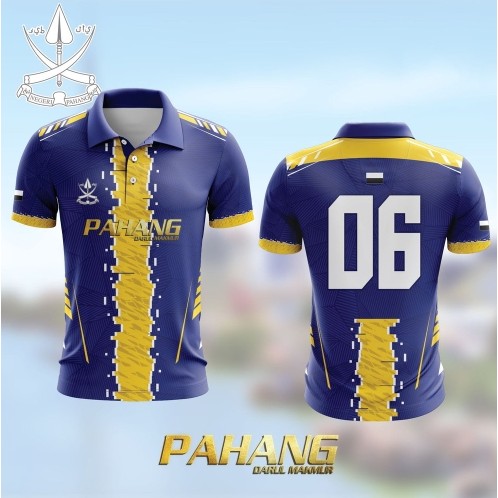 Áo thun jersey microfiber phong cách Pahang Darul Makmur