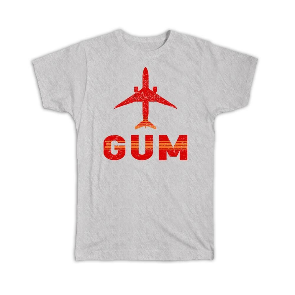 Áo thun: Usa Guam Airport Gum Airline Travel Crew Code Pilot Airport