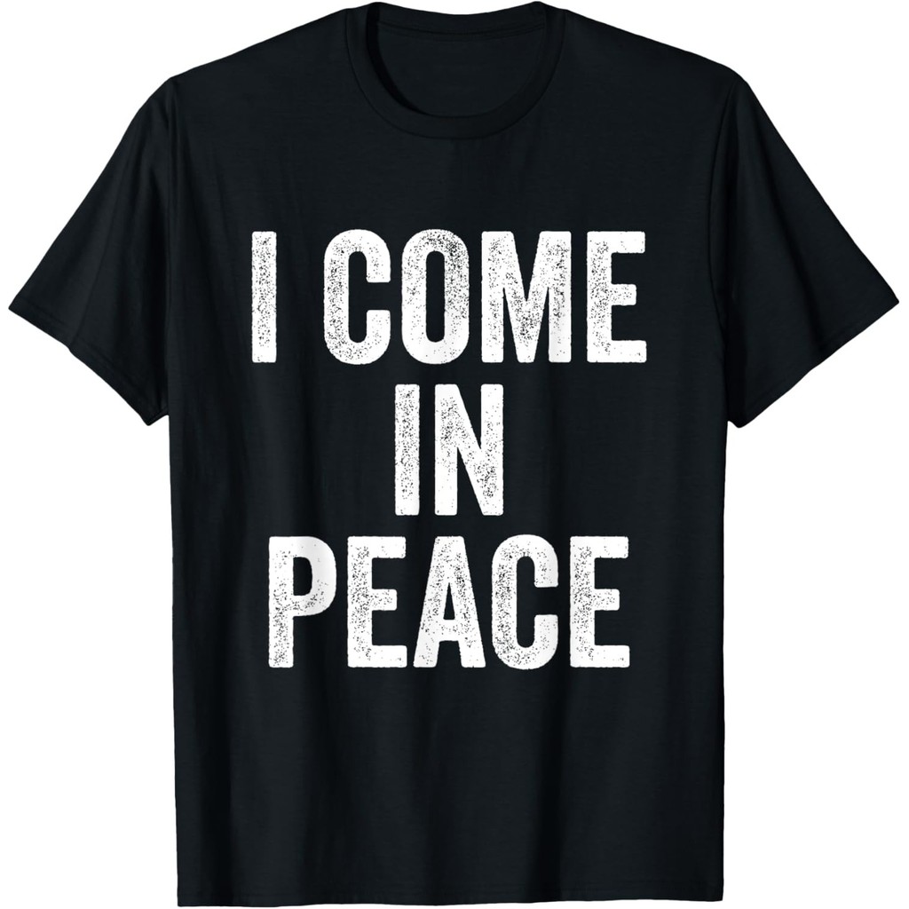 I Come In Peace I 'M Peace Áo thun cặp đôi tình nhân ngộ nghĩnh