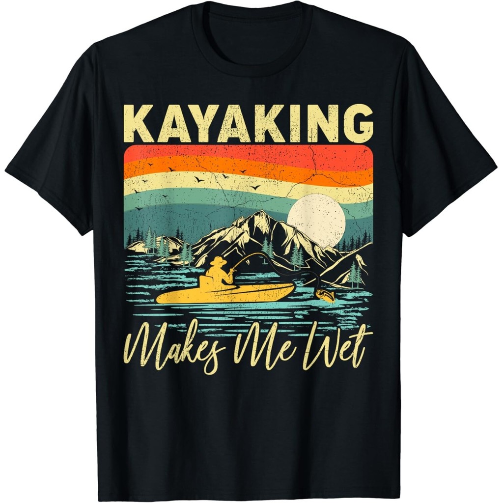 Áo Thun Unisex Boating Lake Vintage - Hoàn Hôn Kayaking