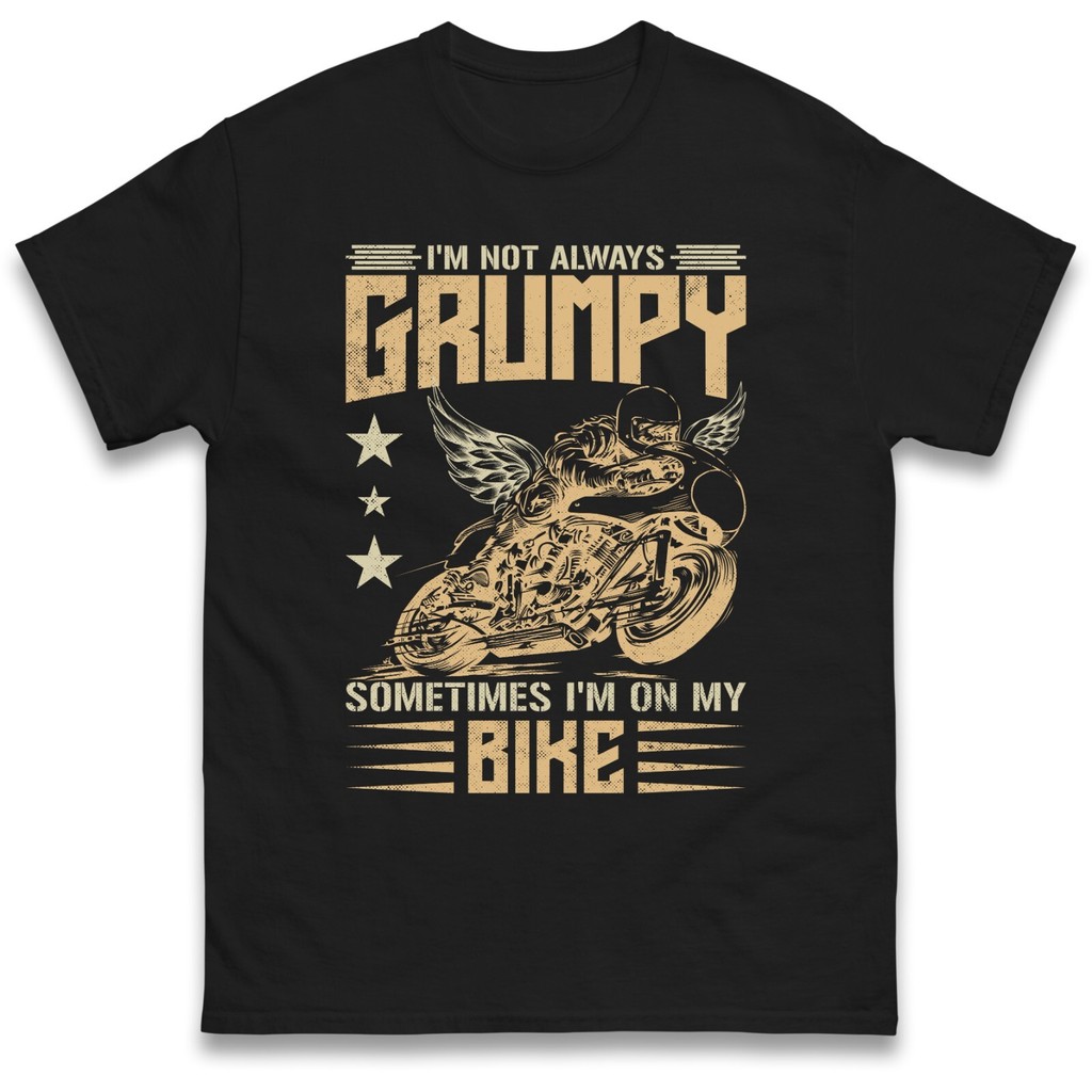 Tôi không phải lúc nào cũng gắt gỏng Xe máy Biker Áo thun nam ngộ nghĩnh, Áo thun Biker Squad