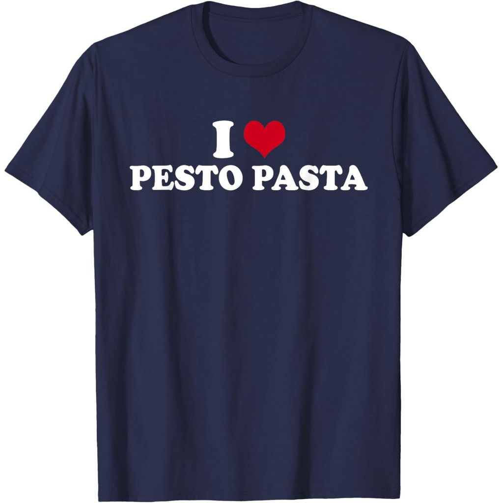 Áo thun thời trang chất lượng tốt I Love Pesto Pasta Áo thun
