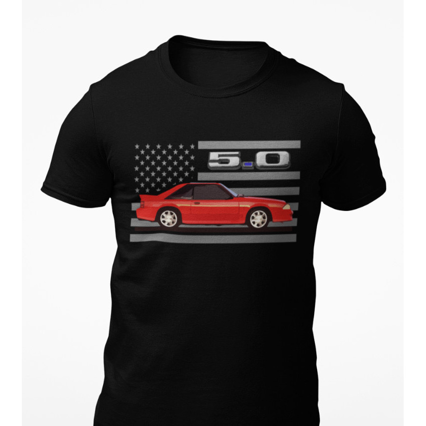 1993 Ford Mustang Cobra 5.0 Logo Áo thun Unisex ngắn tay