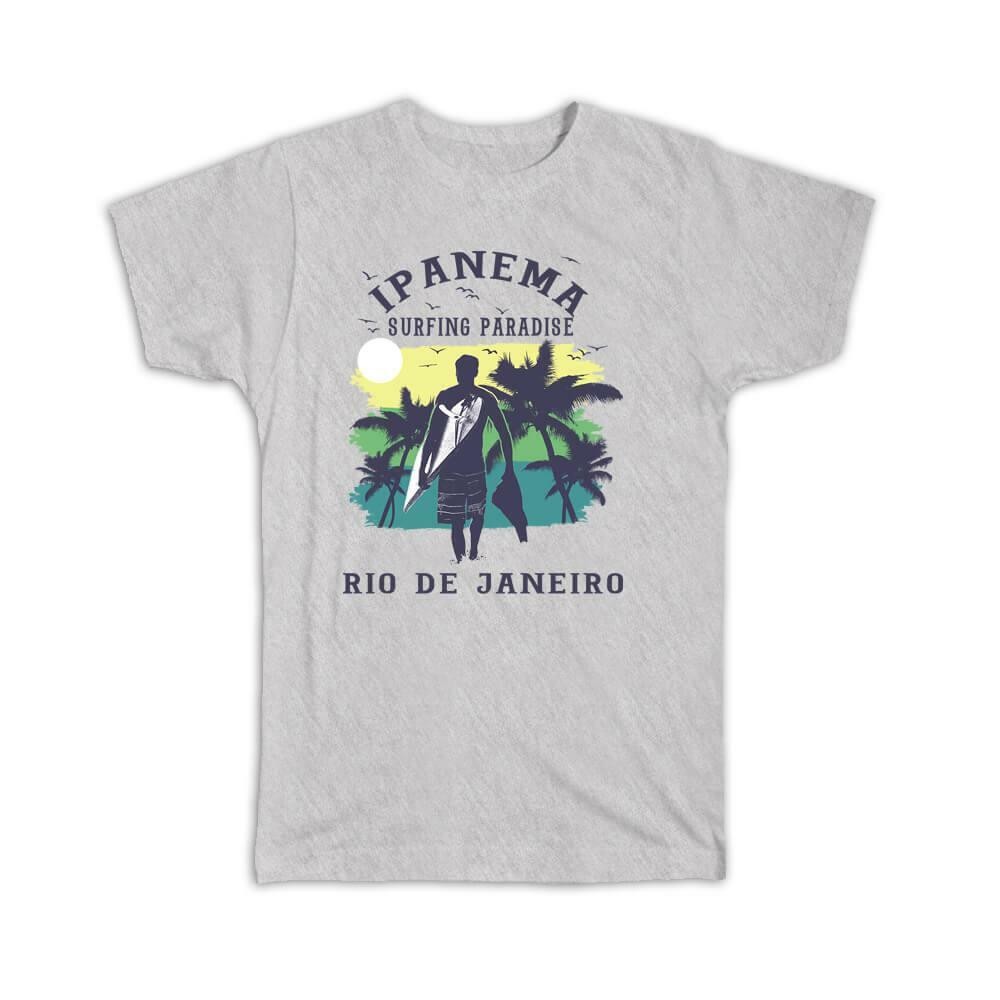 Áo thun: Ipanema Brasil Surfing Paradise Beach Kỳ nghỉ nhiệt đới