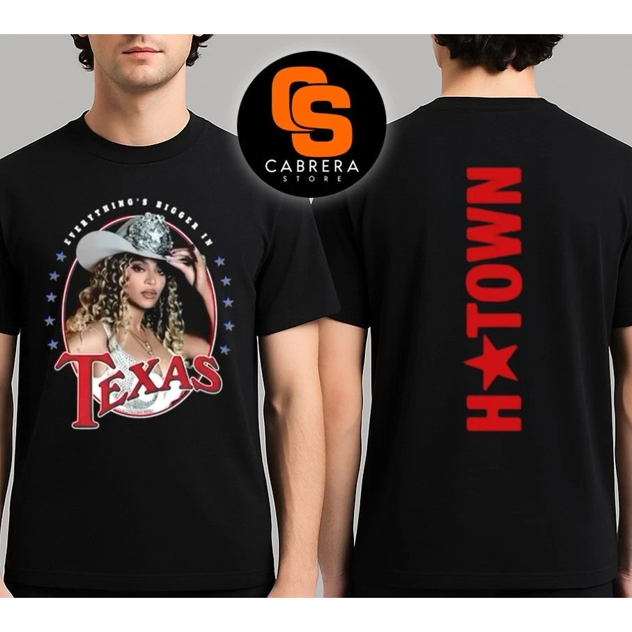 Bánh quế cho bạn bè Beyonce Cowboy Carter Houston TX Áo thun in lại độc quyền xs-3xl 1 cotton