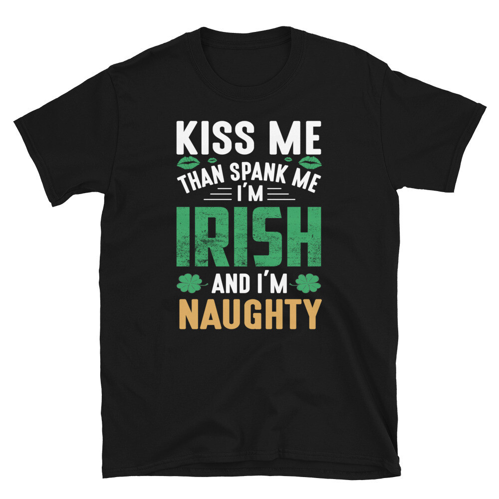 Áo thun Spank Me Irish & Naughty Ireland Ireland Tự hào