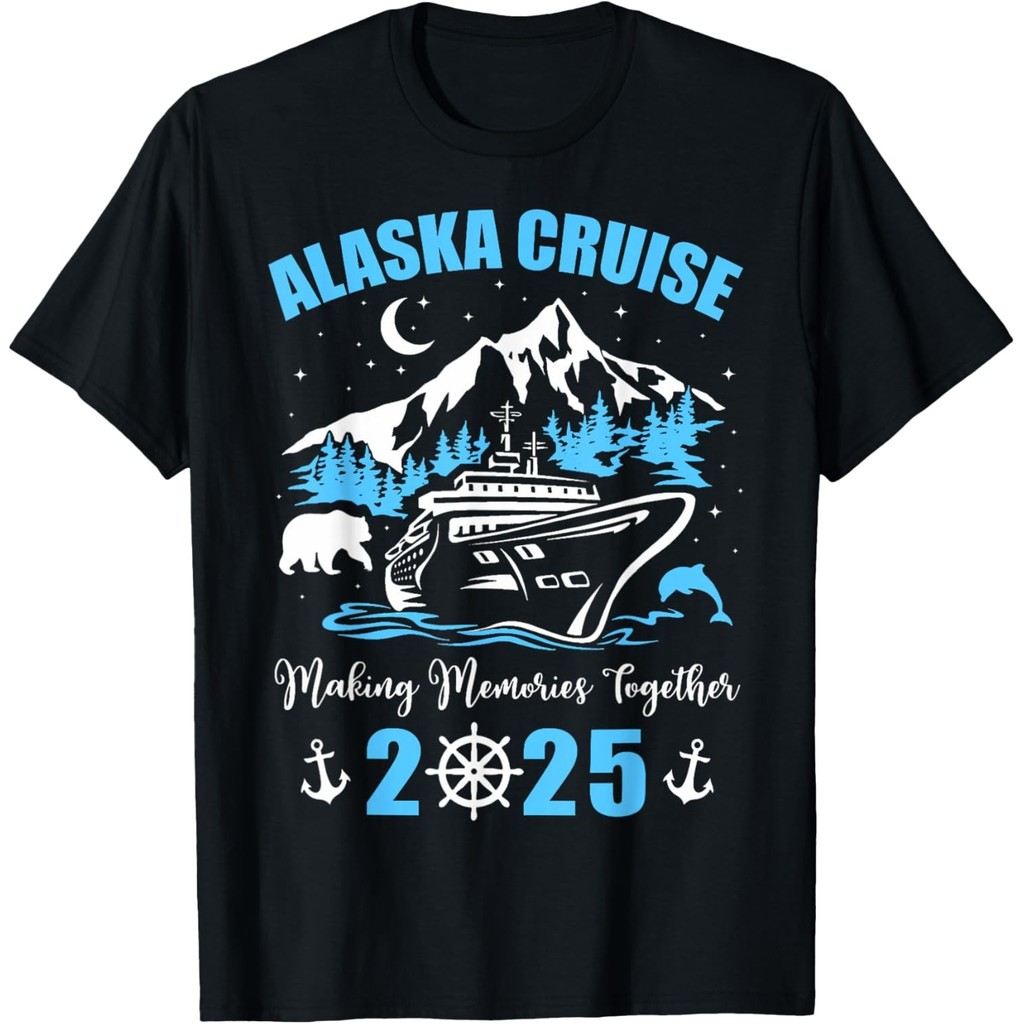Áo thun Cruisin Together Alaska 2025 Family Friend Alaska Cruise