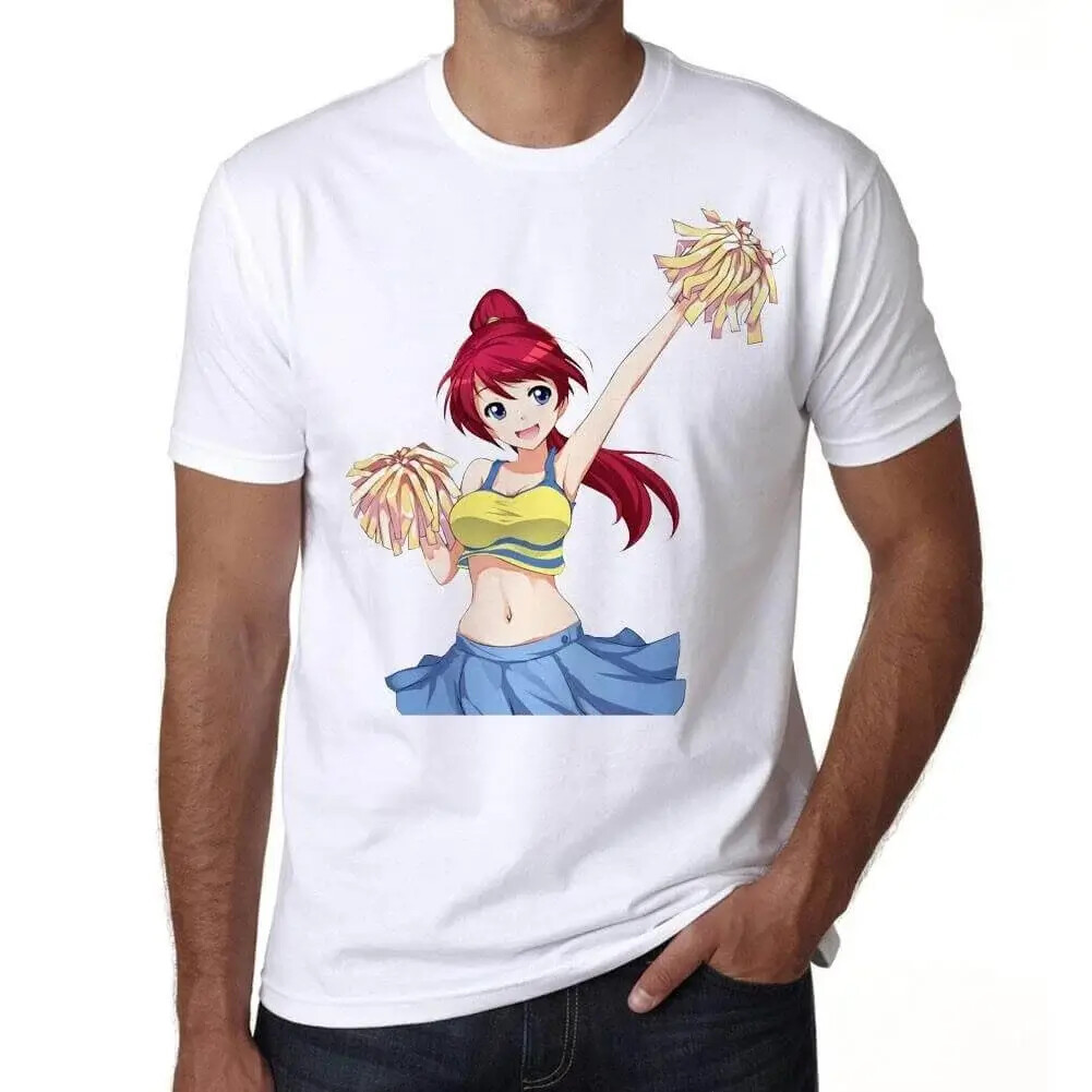 Ultrabasic Nam Pom-Pom Girl De Manga Manga Áo thun cổ vũ