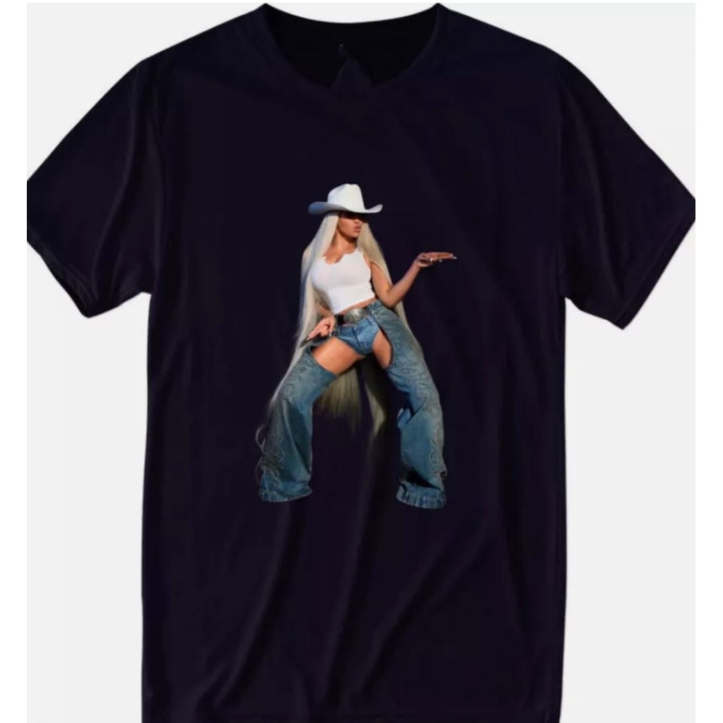 Bánh quế cho bạn bè Áo thun Beyonce Cowboy Carter, Áo sơ mi Cowboy Carter xs-3xl 1 cotton
