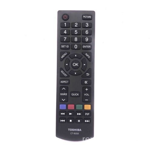 CT-8058 đã qua sử dụng cho điều khiển từ xa TV LCD Toshiba TD-E552 TD-E502 Ct8058