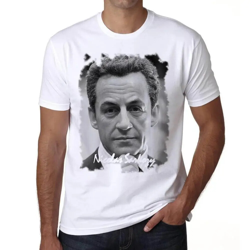 Áo thun nam siêu cơ bản Nicolas Sarkozy Nicolas Sarkozy Áo thun họa tiết