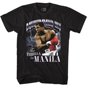 Muhammad Ali - Thrilla & Lightning - Tay Ngắn - Người Lớn - Áo Thun
