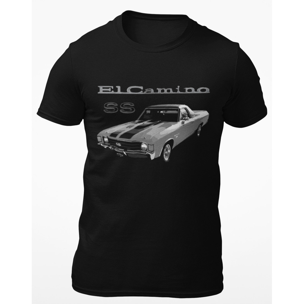 1972 Chevy El Camino Ss Cổ Điển Xe Ngắn Tay Thoáng Khí Thời Trang Mùa Hè Áo Thun