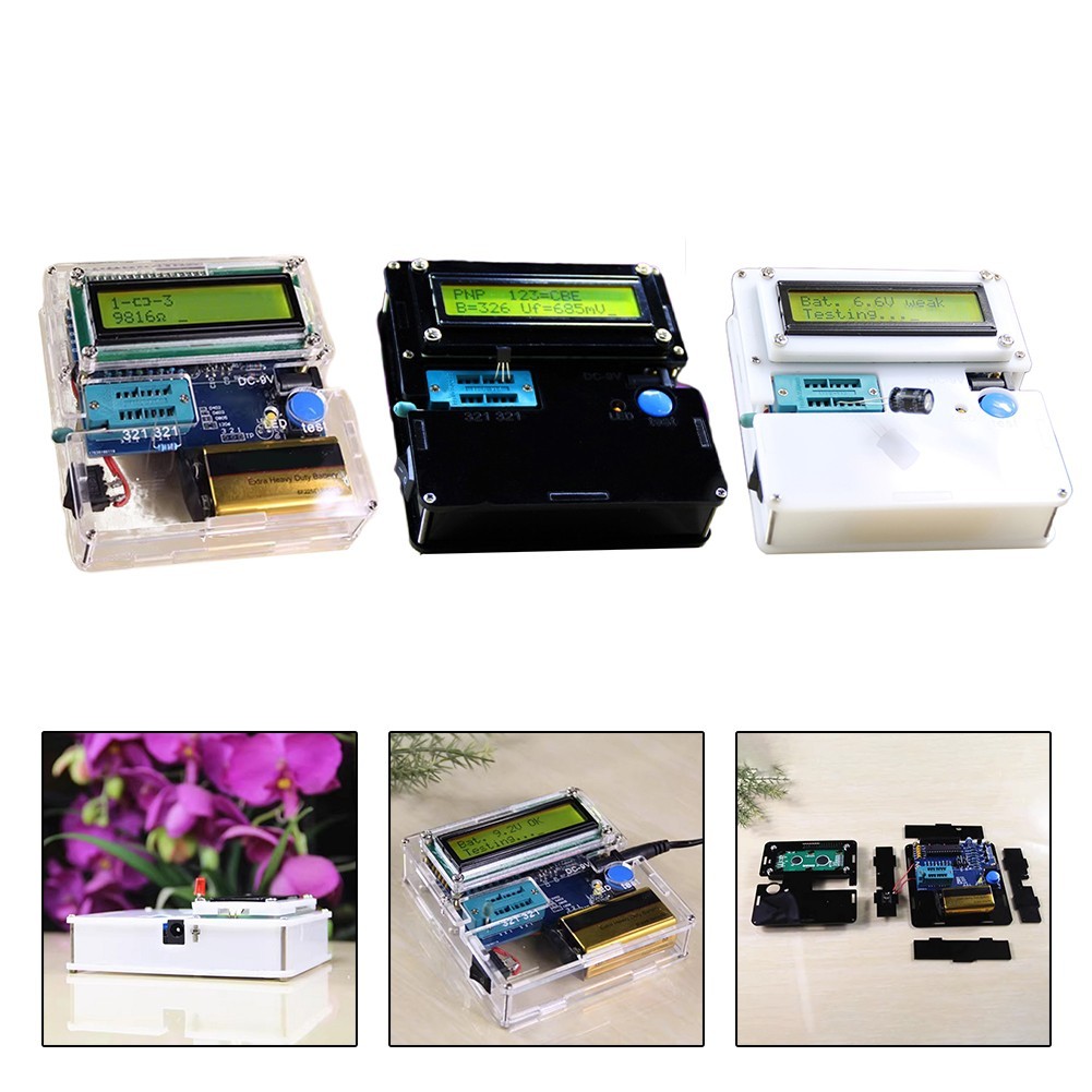 Đặt Điện Dung LCR Meter DIY Kit Transistor Cao Cho Chính Xác NPN PNP MOSFET