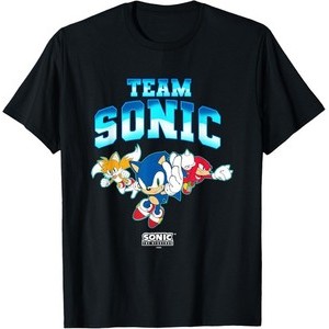 Sonic The Hedgehog Team Sonic Main Trio Epic Group Shot Áo thun