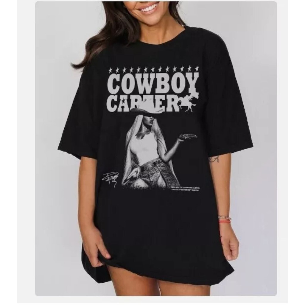 Bánh quế cho bạn bè Áo sơ mi Beyonce Cowboy Carter, Áo sơ mi Beyonce dành cho người hâm mộ xs-3xl 1 