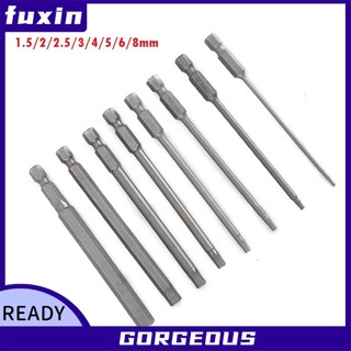 [Fuxin] 1 Mũi tuốc nơ vít lục giác Thay đổi nhanh Máy khoan điện dài 100mm