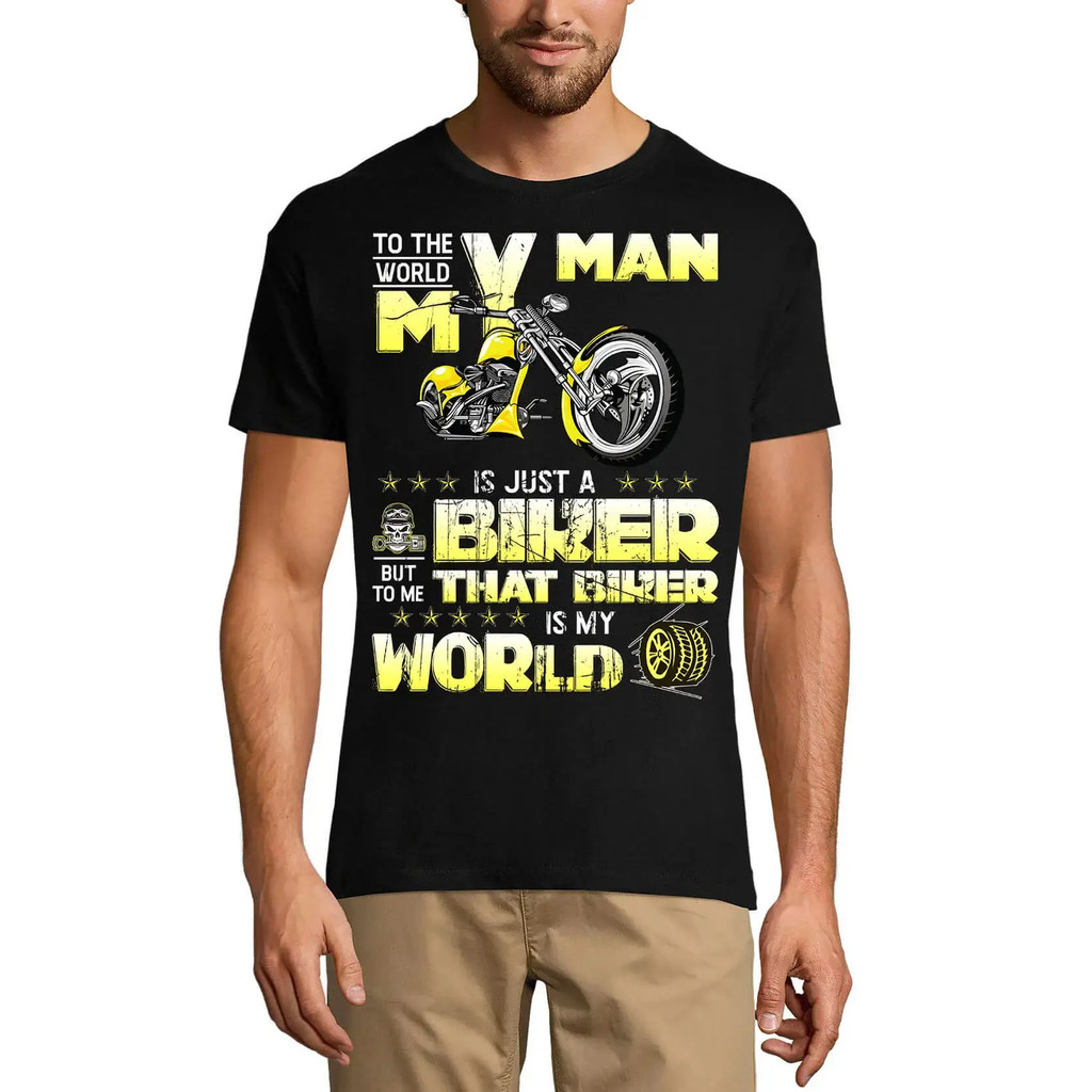 Áo thun nam siêu cơ bản Ce Biker Is My World - Biker lãng mạn That