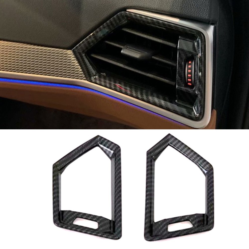 [BESTWFM] 2 Khung viền khung che lỗ thông hơi bên trong ô tô cho BMW cho G20 3 Series 330i M340i