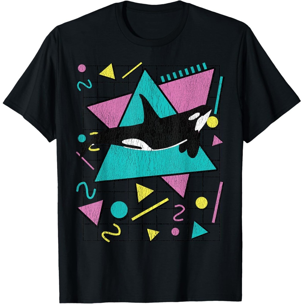 Áo thun Vibes thẩm mỹ Orca Killer Whale Vintage 90S Retro 1990S