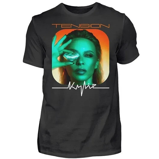 Bánh quế cho bạn bè Kylie Minogue i TENSION Áo thun Black Fan xs-3xl