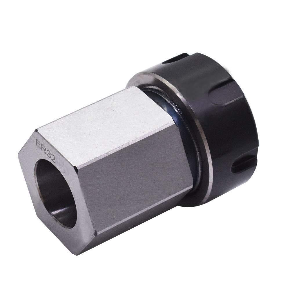 Bộ khối Chuck Hex ER25 ER32 ER40 Collet cho máy khắc máy tiện CNC