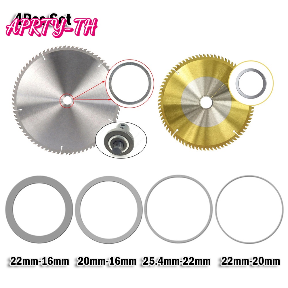 [APRTY] Bộ 4 Vòng cưa tròn cho vòng chuyển đổi vòng giảm lưỡi cưa tròn [APRIL]