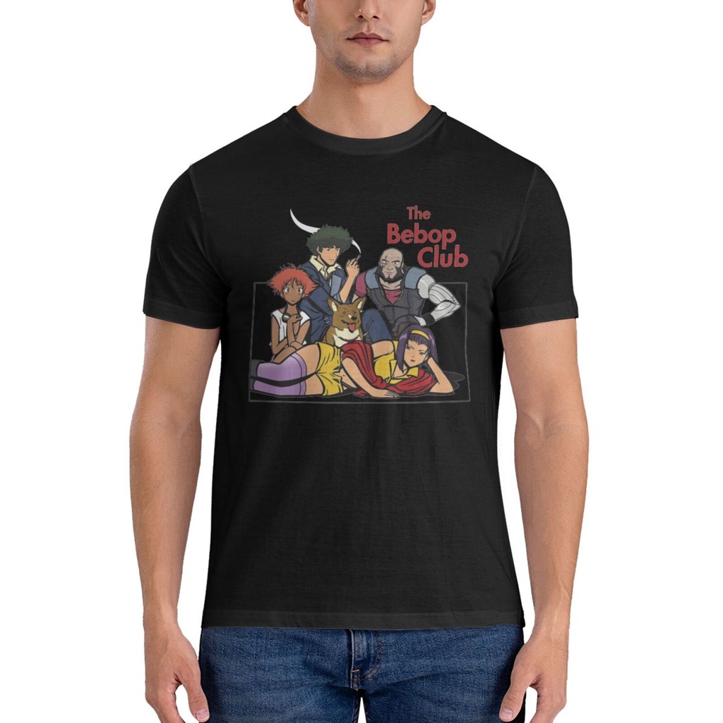 Áo thun nam Bebop Club Cowboy Bebop 100% Cotton có thiết kế tùy chỉnh độc đáo