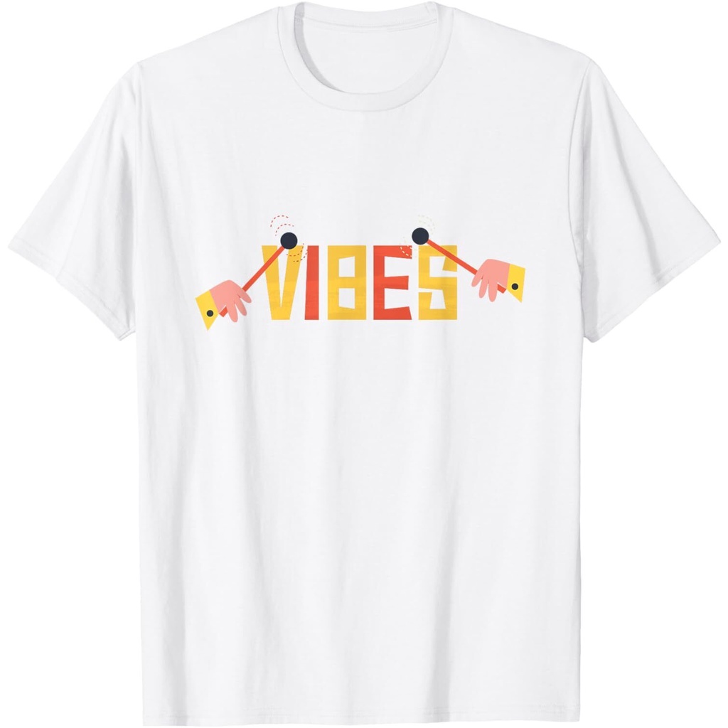 Vibes - Áo thun nhạc sĩ Vibraphone Mallets Vintage Jazz Music