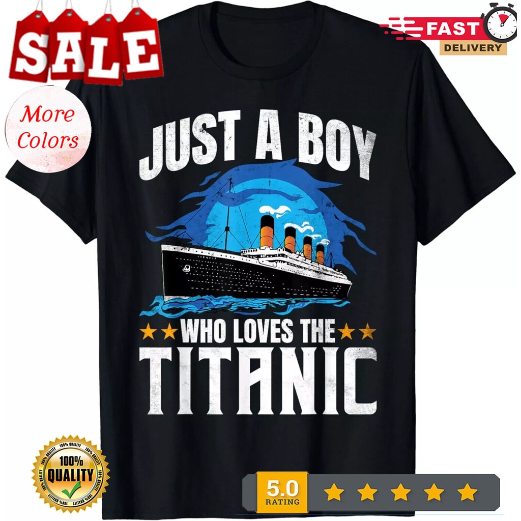 Ai Just Love The Rms Titanic Tee Áo Thun Unisex