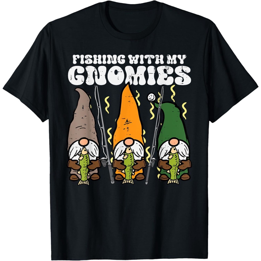 Câu Cá Với Gnomes Ngộ nghĩnh Gnomes Phù Hợp Với Áo nam