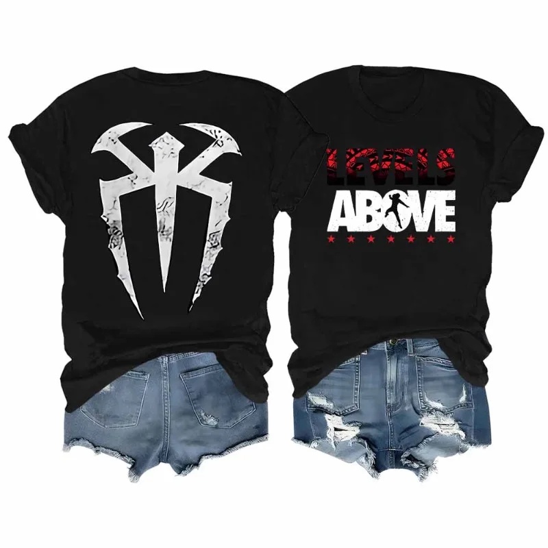 2025 waffle Cho Bạn Bè La Mã Triều Đại Cấp Trên Áo Thun La Mã Reigns Cosplay Unisex Áo Sơ Mi Cấp Trê