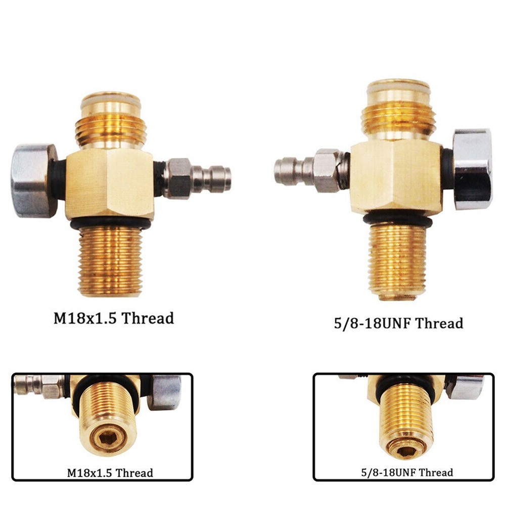 [MỚI] Bộ điều chỉnh xi lanh bình khí PCP Áp suất có thể điều chỉnh cho van Pin xe tăng HPA