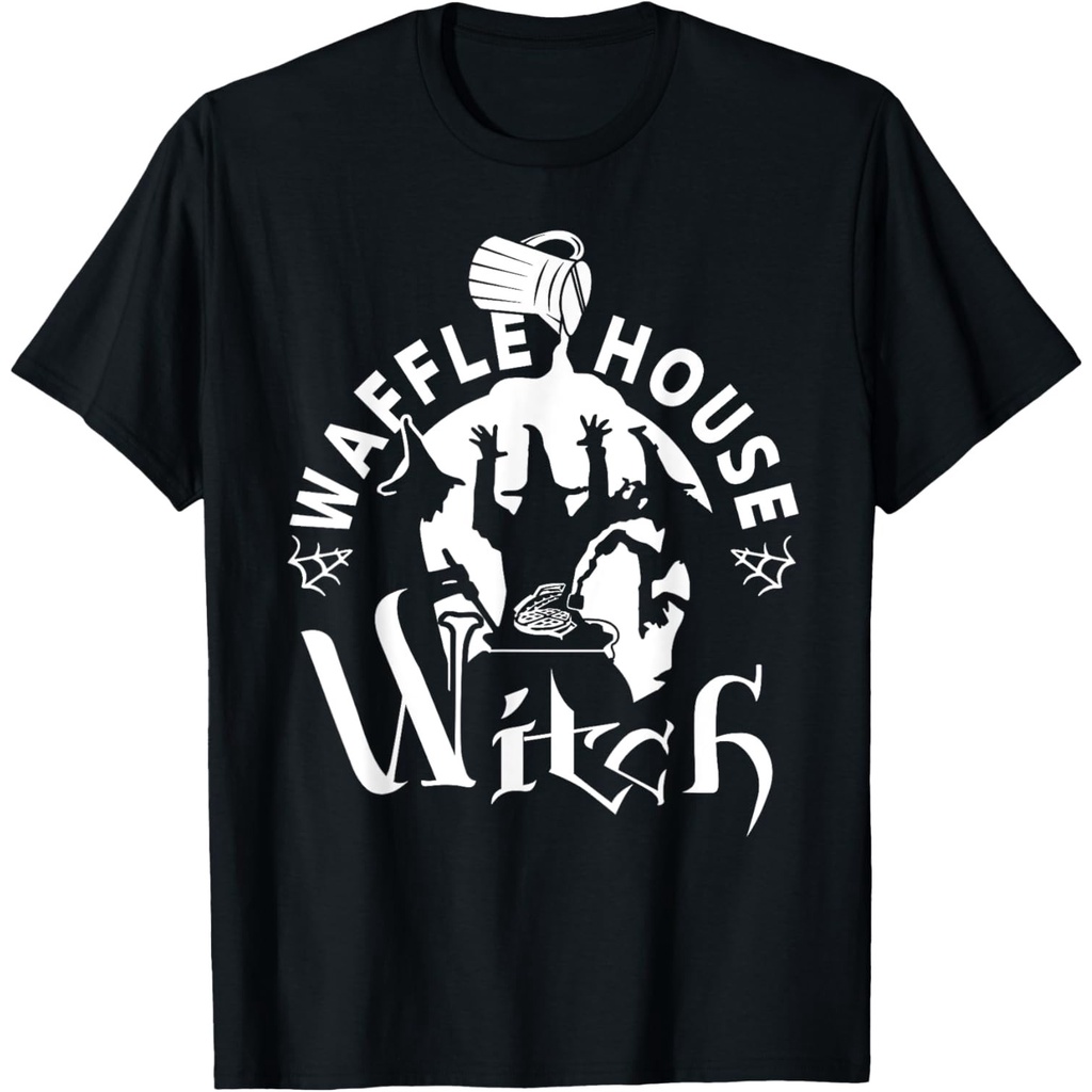 Waffle House Witch Trang phục Waffle Bữa sáng Waffle Người yêu Gif Áo thun