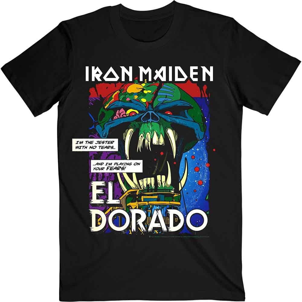 Áo thun ngắn tay cổ chữ O Hipster Cool El Dorado Band Logo