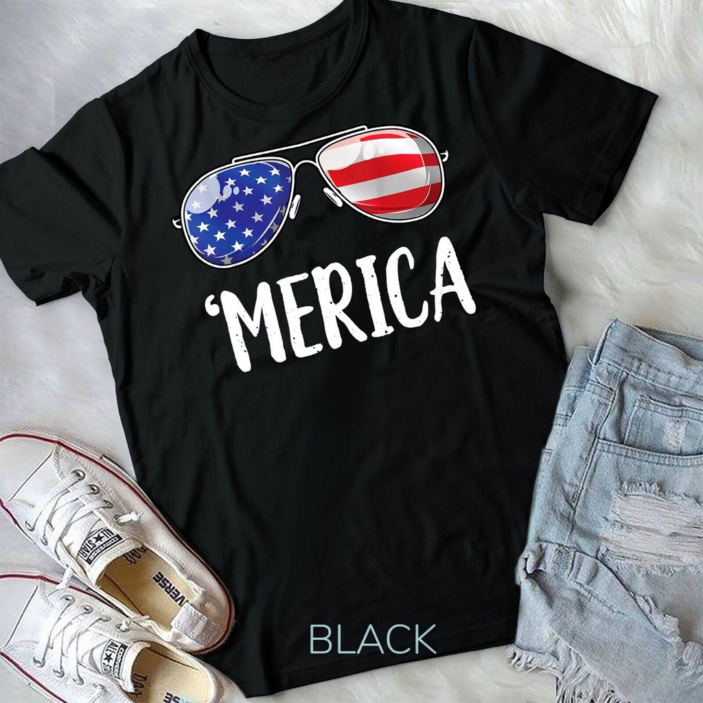 Kính râm Merica 4Th Of July Áo nam Usa Unisex