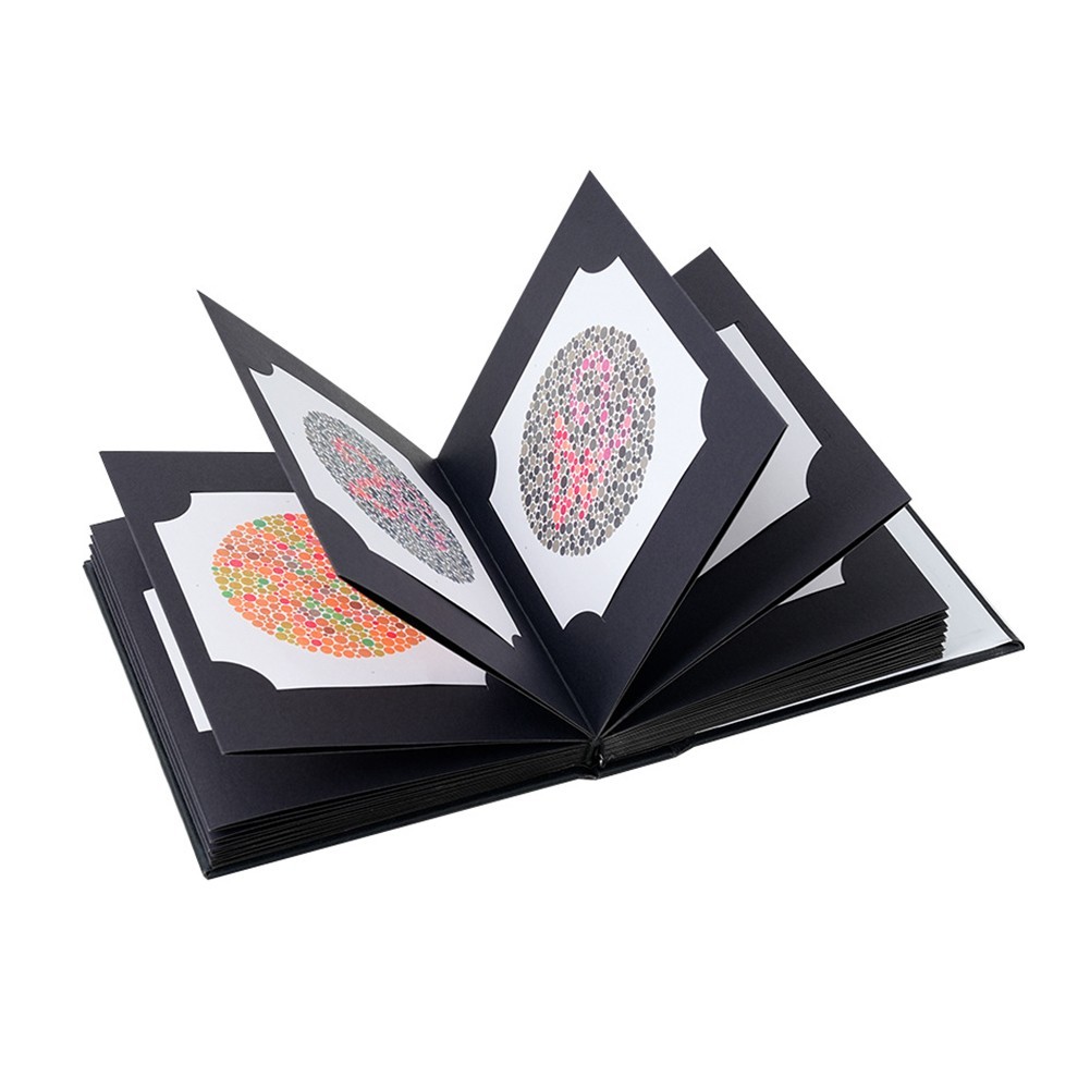 [MỚI] Sách Ishihara 2025 Sách kiểm tra thị lực 38 mảnh mới Sách kiểm tra sự khác biệt màu sắc