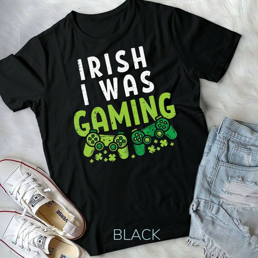 Ireland Tôi Đã Chơi Game Vui Nhộn Ngày Thánh Patrick Game Thủ Nam Áo Thun Unisex