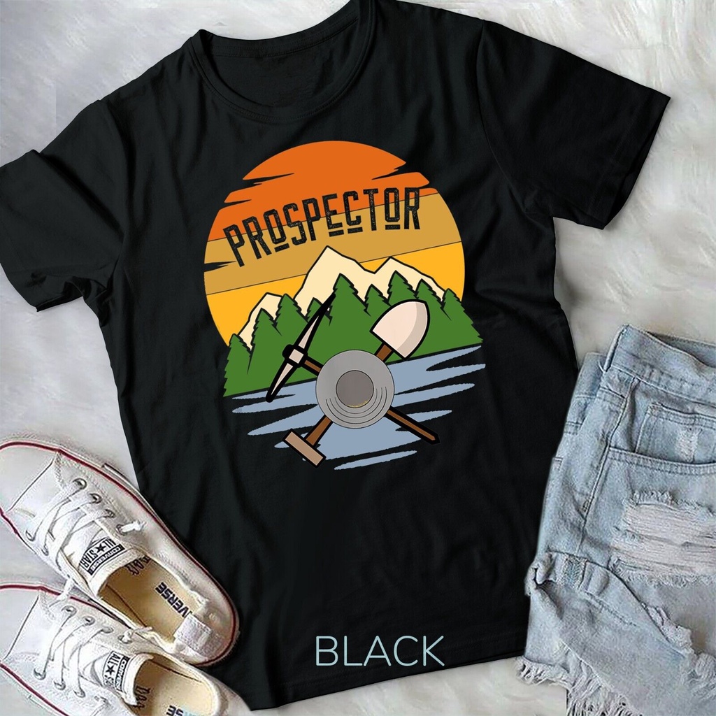 Nhà phổ biến Slim Fit Gold Prospector Miner Áo thun Unisex