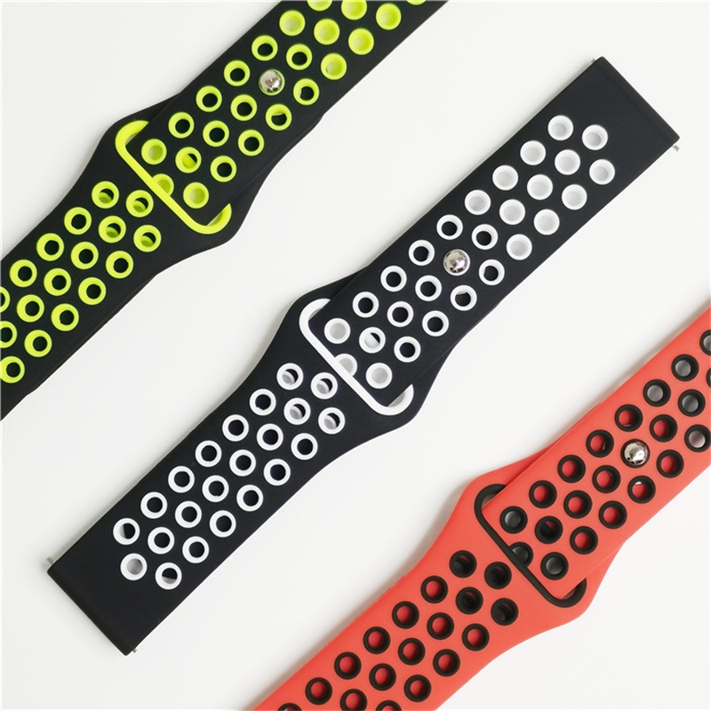 Dành cho dây đeo đồng hồ silicon khóa ngược Goojodoq Fb033 - Bền bỉ, thoáng khí