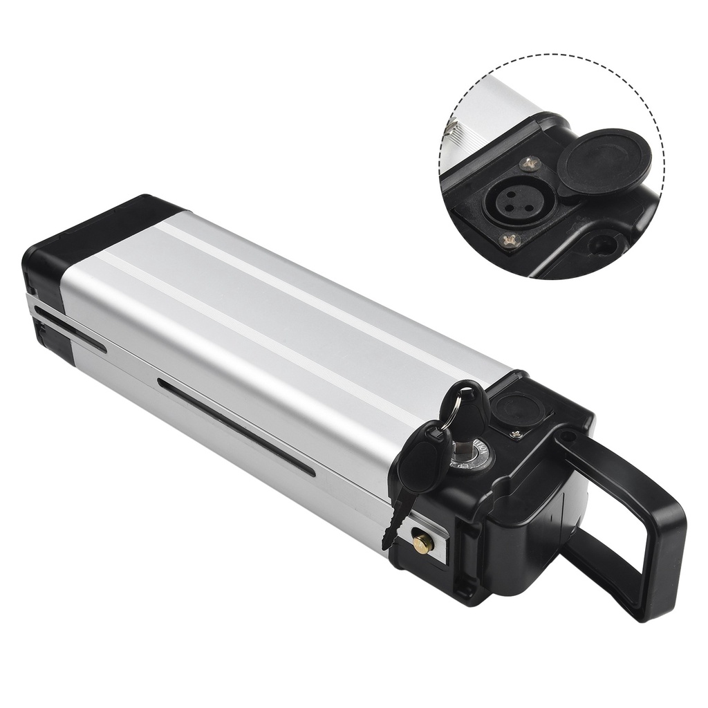 [Stock] Hộp đựng pin xe đạp điện 36V 48VEbike Hộp đựng sức chứa lớn