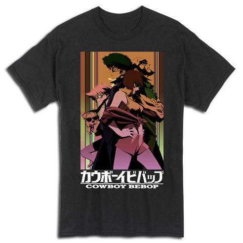 * * Legit * * Áo thun Anime Cowboy Bebop Spike Faya Jet Group Ein #59837