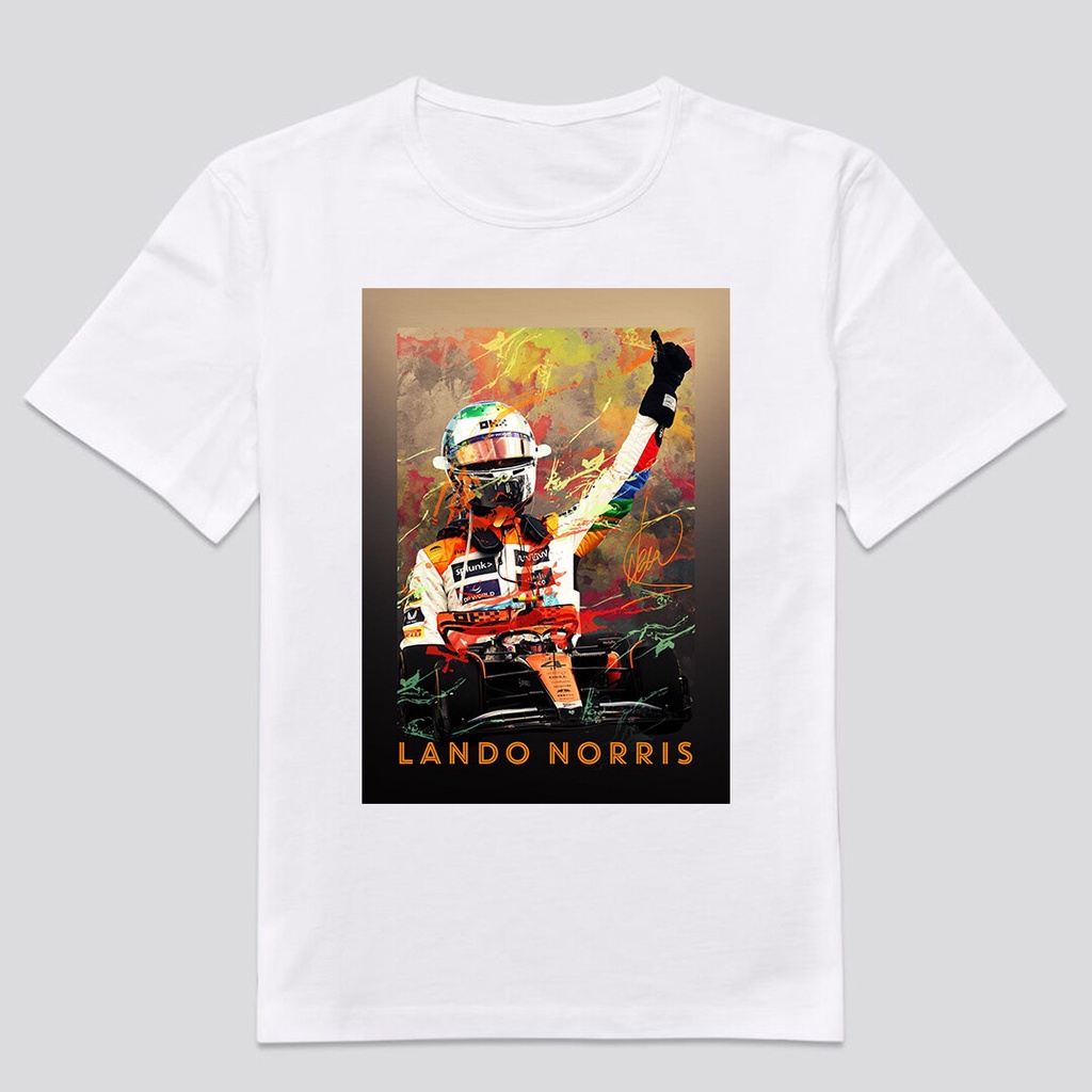 Áo Sơ Mi Lando Norris Vintage F1 Custom 90S Bootleg Áo Sơ Mi Formula 1