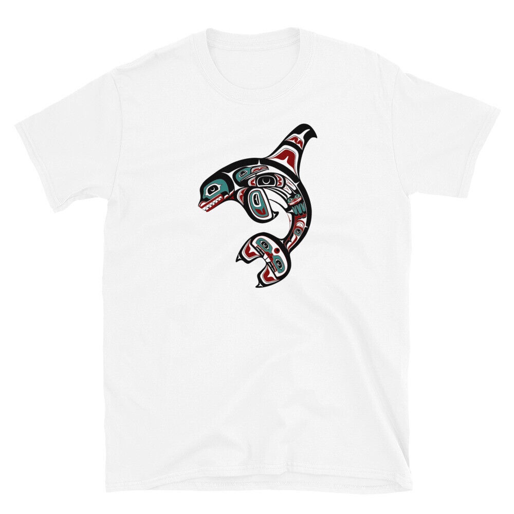Áo thun Orca Killer Whale Alaska Native Art Style Indigenous III