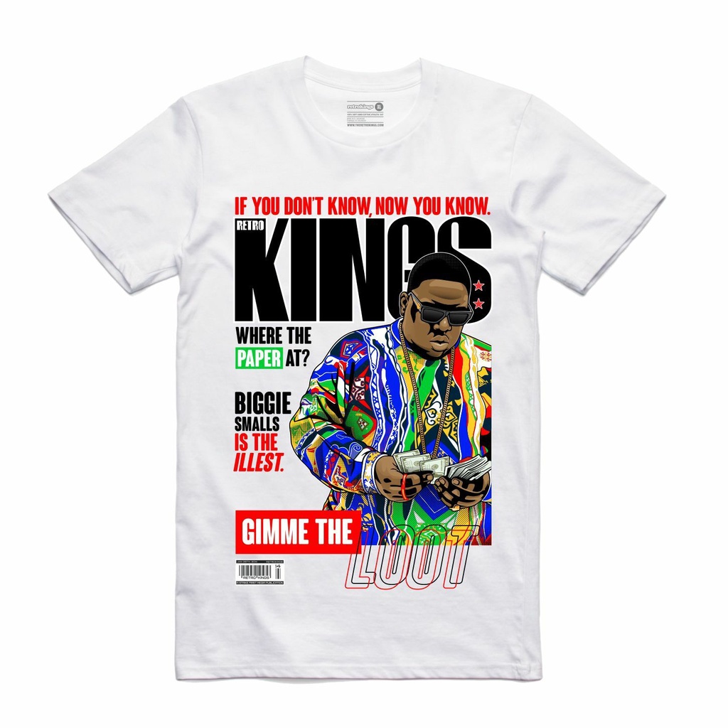 Neuf Dạo Phố Theo Yêu Cầu Roi Notorious Biggie Blanc Áo Thun