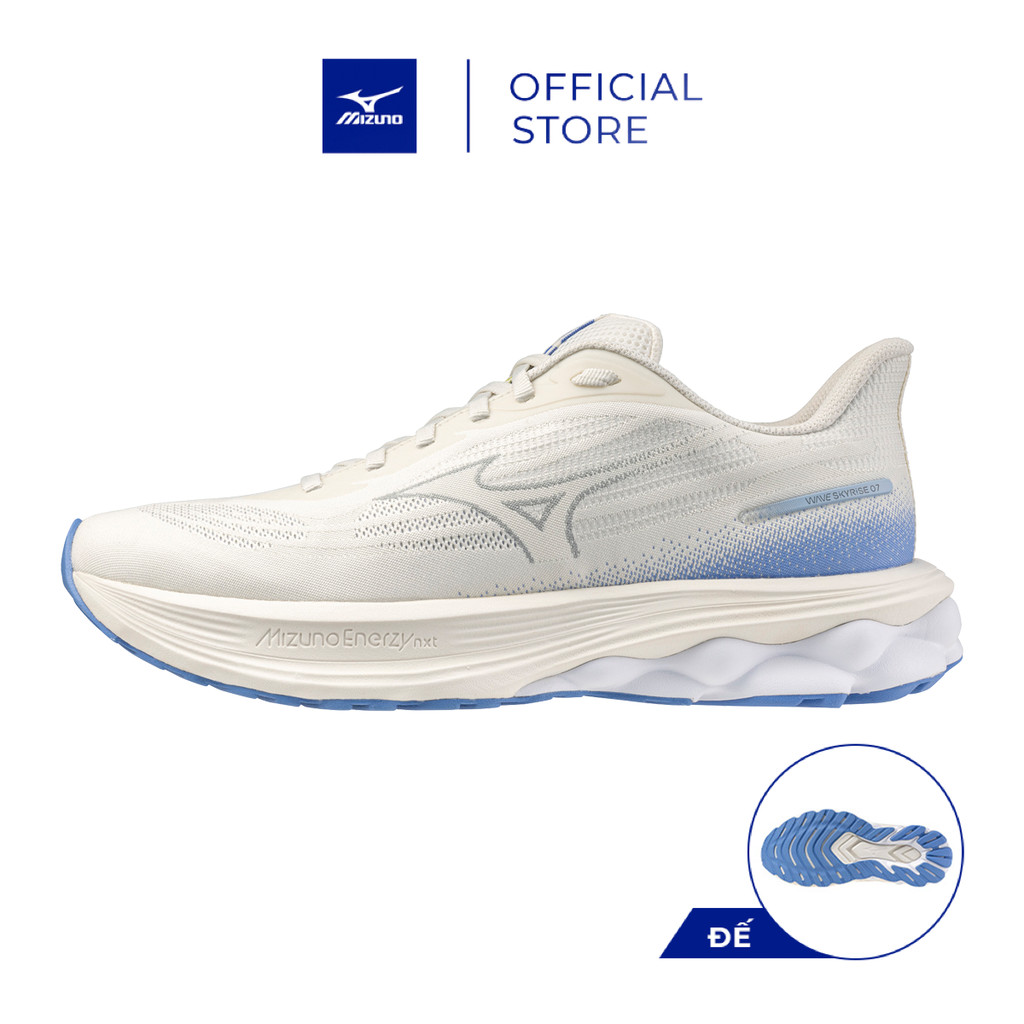 Giày Chạy Bộ NỮ WAVE SKYRISE 7 - TrắngXanh Ultramarine - J1GD260922