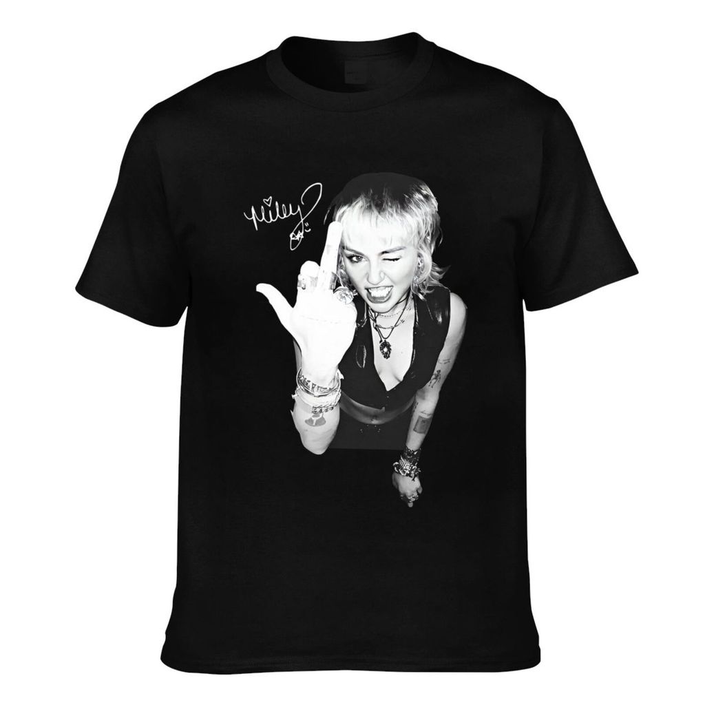 Áo thun nam thường ngày Miley Cyrus Live Good Print Father 'Gift